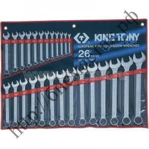 Набор комбинированных ключей, 6-32 мм, 26 предметов KING TONY