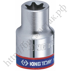 Головка торцевая TORX Е-стандарт 1/4", E8, L = 24 мм KING TONY