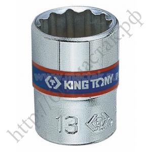 Головка торцевая стандартная двенадцатигранная 1/4", 12 мм KING TONY
