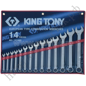 Комплект комбинированных ключей  10-32 мм 14 предметов KINGTONY