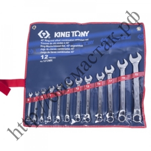 Набор комбинированных ключей, 6-22 мм, 12 предметов KING TONY