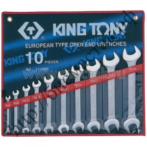 Набор рожковых ключей, 6-28 мм, 10 предметов KING TONY