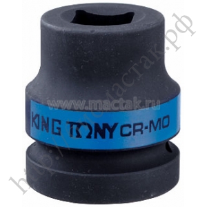 Головка торцевая ударная четырехгранная 1", 19 мм, футорочная KING TONY